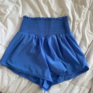 Aerie Offline smocked shorts
